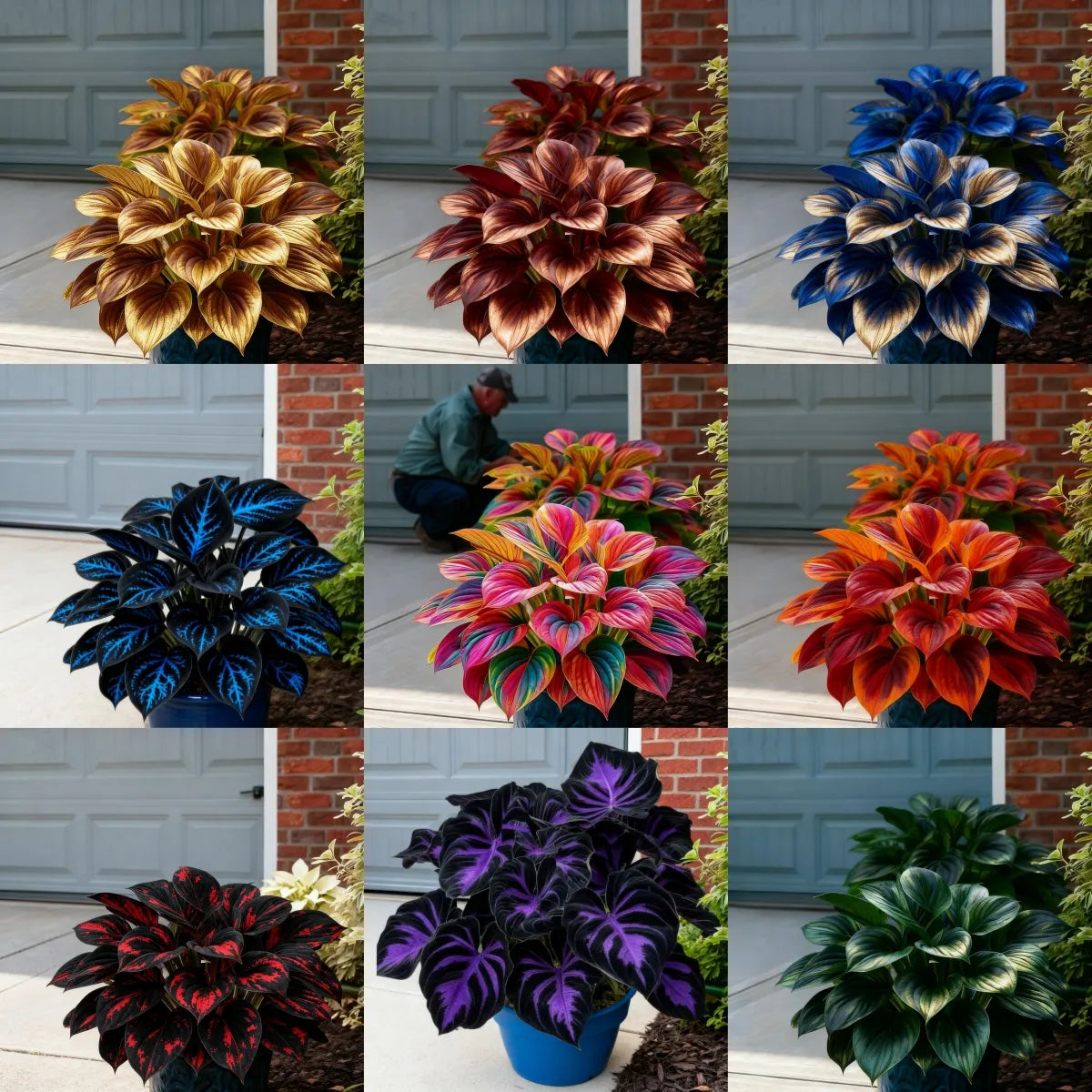 ๐๐ฅ Limited Edition Rainbow Flame Hostas -Rare Multicolor Foliage. Exclusive to Our Store ๐ธ