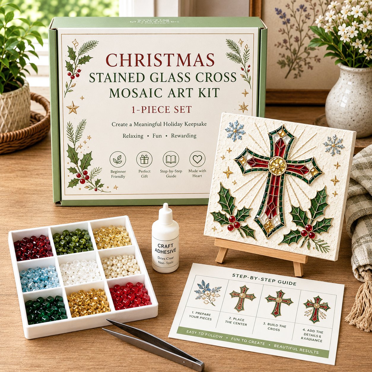 π₯ LAST DAY 49% OFF - Nativity Sea Glass Art Kit