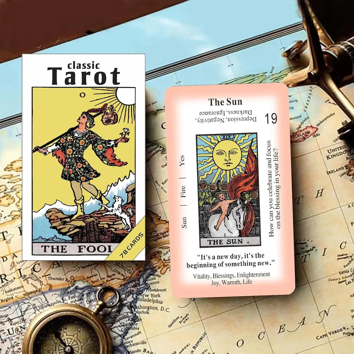 Classic Tarot Learning Card Deck for Beginners – image 2