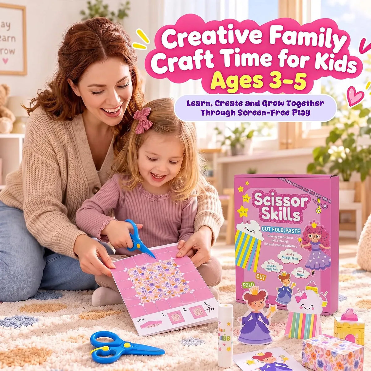 Scissor Skills Activity Book Set for Children – image 3