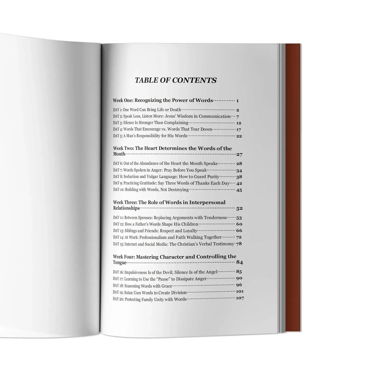 40 Days of Silent Journey Printed Reflection Book – image 3