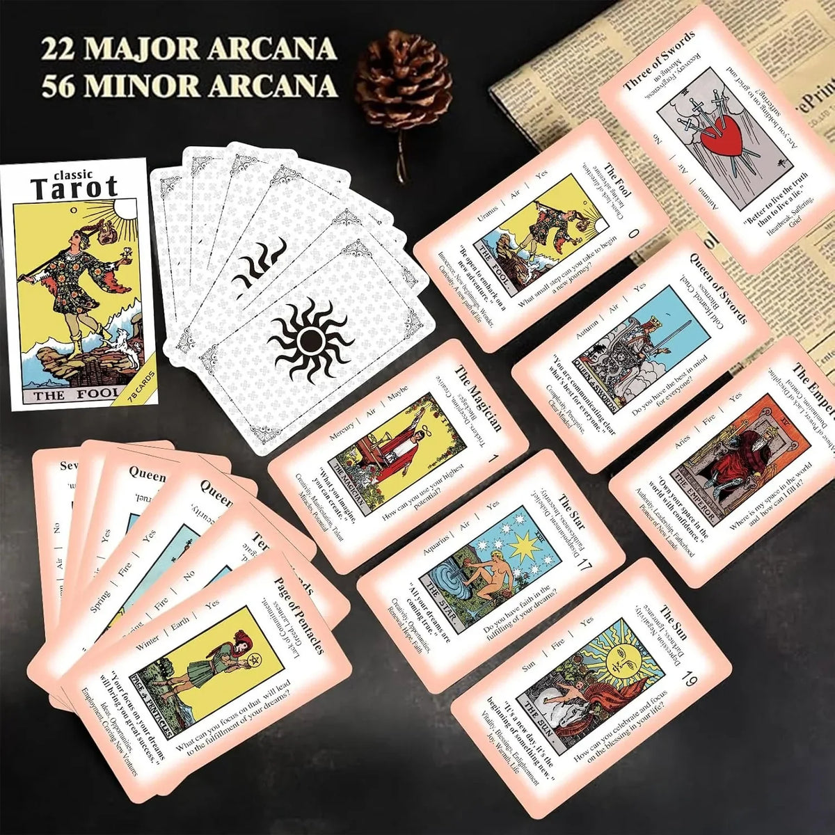 Classic Tarot Learning Card Deck for Beginners – image 6