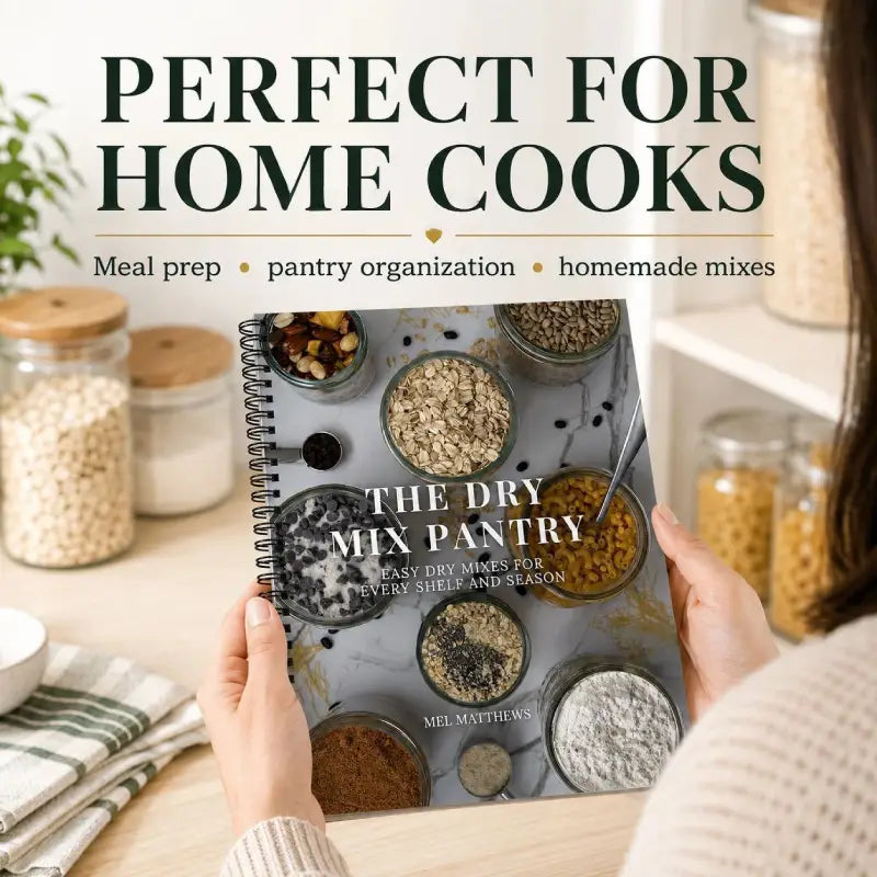 The Dry Mix Pantry Printed Recipe Book for Home Cooking