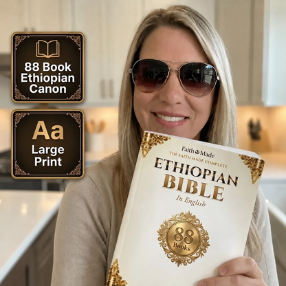 Printed Ethiopian Bible Reference Book