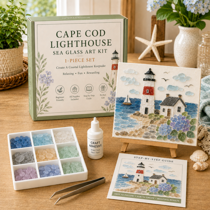 ✨ Timeless American Destinations Sea Glass Art Kit