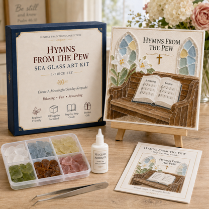 ⛪ Sunday Traditions Sea Glass Art Kit
