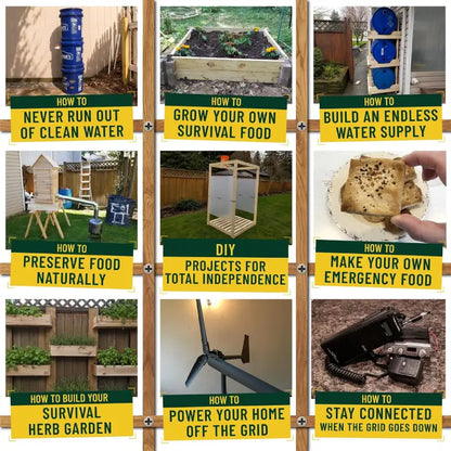No Grid Survival Projects Illustrated DIY Reference Book