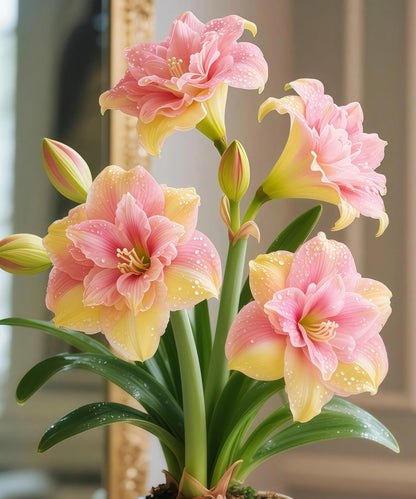 🌺 Amaryllis Bulbs– Dramatic Blooms. Effortless Grace! 🌿✨