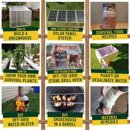 No Grid Survival Projects Illustrated DIY Reference Book