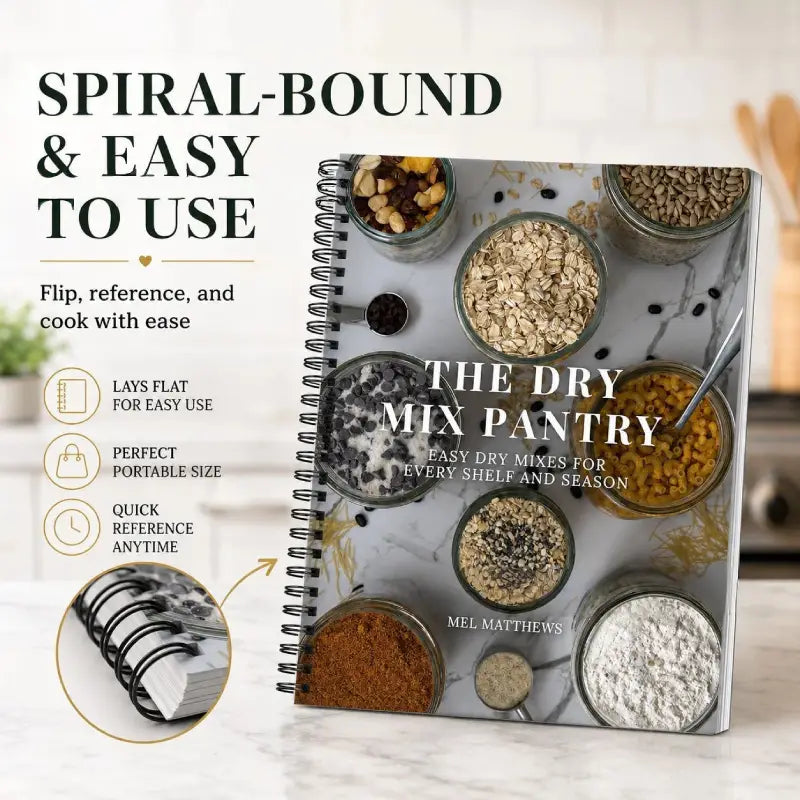 The Dry Mix Pantry Printed Recipe Book for Home Cooking