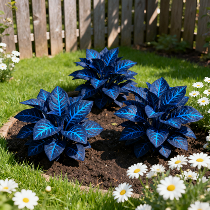 🌌Rare Midnight Hostas Seeds – Like Stars Sprinkled on Every Leaf