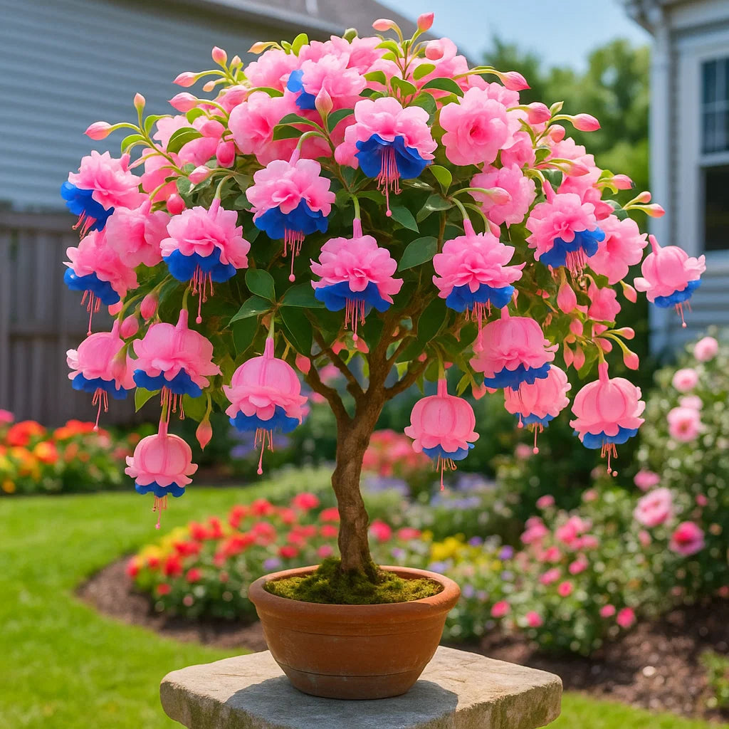 🌸 Double Fuchsia – Beautiful Shade-Loving Flowering Plants