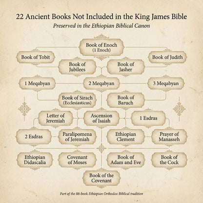 Printed Ethiopian Bible Reference Book