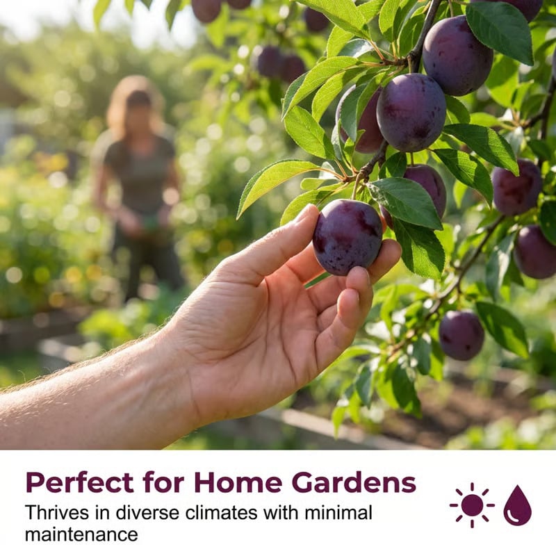 🌳LIMITED-TIME⏰🍑 Heirloom Non-GMO Grafted Plum Tree Live Seeds