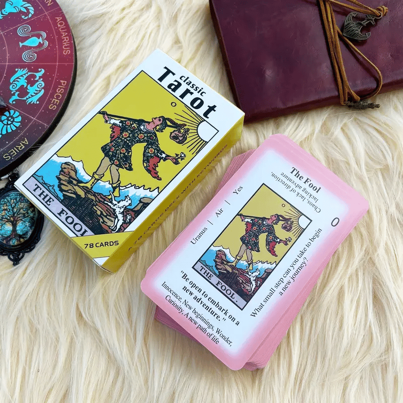 Classic Tarot Learning Card Deck for Beginners