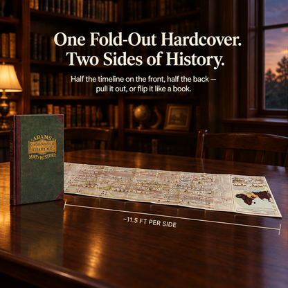 Adams Time Chart Foldout World History Book