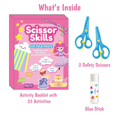 Scissor Skills Activity Book Set for Children