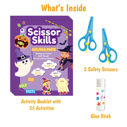 Scissor Skills Activity Book Set for Children
