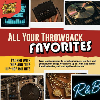 Song Lyric Trivia Card Game for Throwback Music Nights