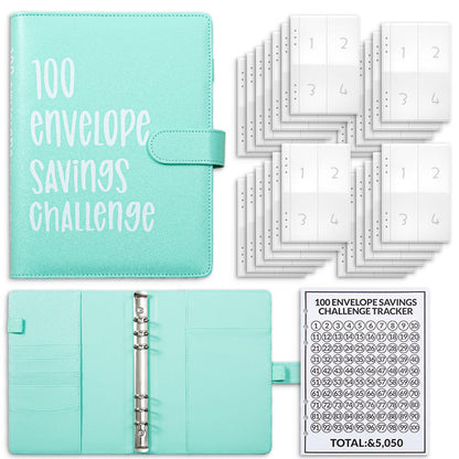 100-Envelope Savings Challenge Binder