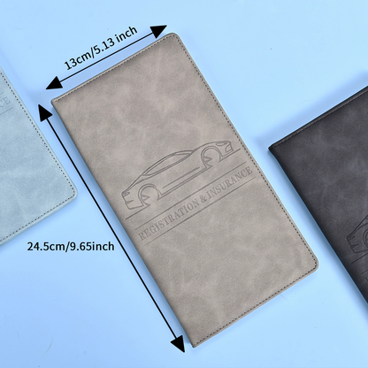 Vehicle Document Wallet for License and Registration Storage