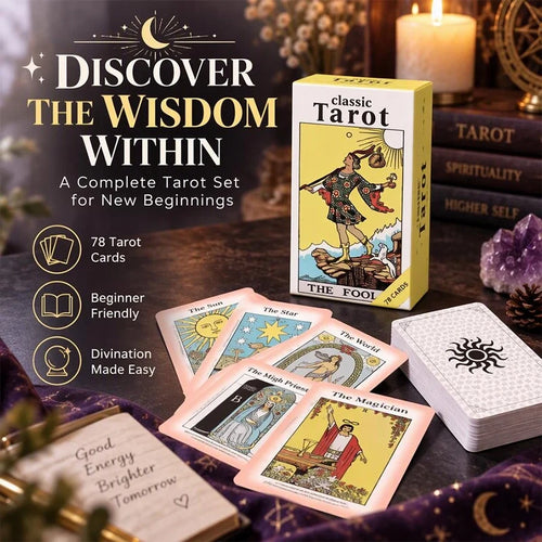 Classic Tarot Learning Card Deck for Beginners