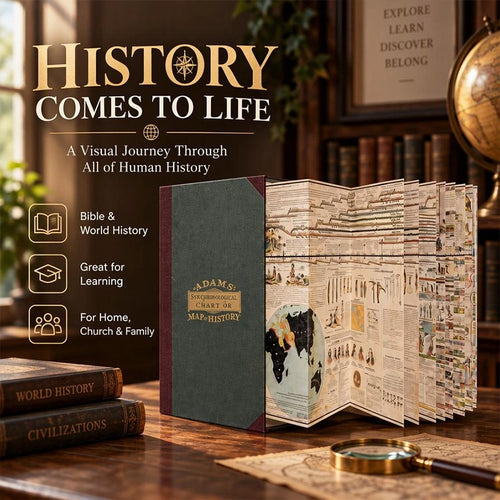 Adams Time Chart Foldout World History Book