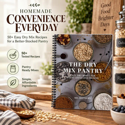 The Dry Mix Pantry Printed Recipe Book for Home Cooking