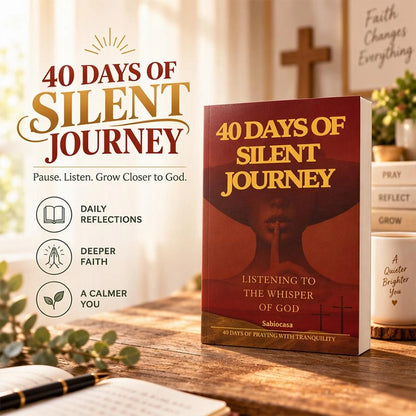 40 Days of Silent Journey Printed Reflection Book