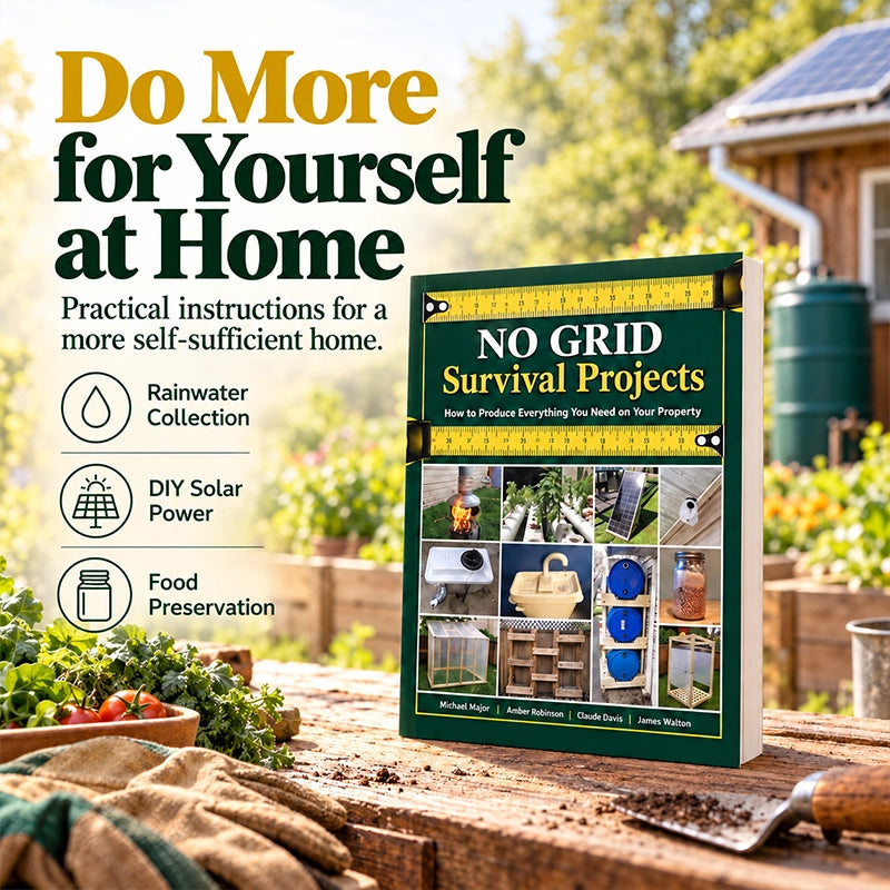 No Grid Survival Projects Illustrated DIY Reference Book