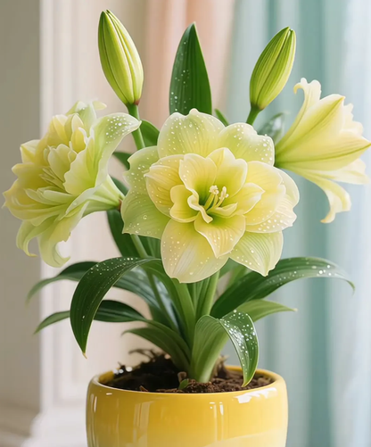 🌺 Amaryllis Bulbs– Dramatic Blooms. Effortless Grace! 🌿✨