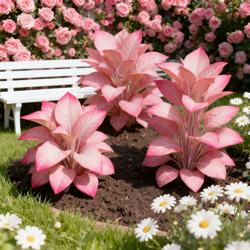 🌌Rare Midnight Hostas Seeds – Like Stars Sprinkled on Every Leaf