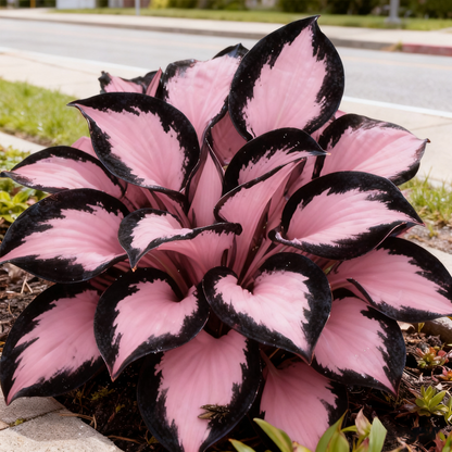🌿🌌Rare Midnight Purple Hostas Seeds – Like Stars Sprinkled on Every Leaf