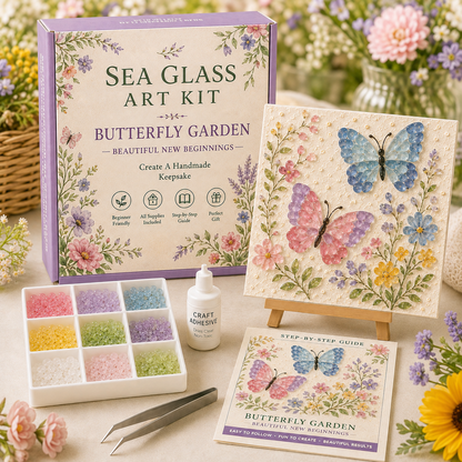Bloom & Garden Sea Glass Art Kit Collection 🌸