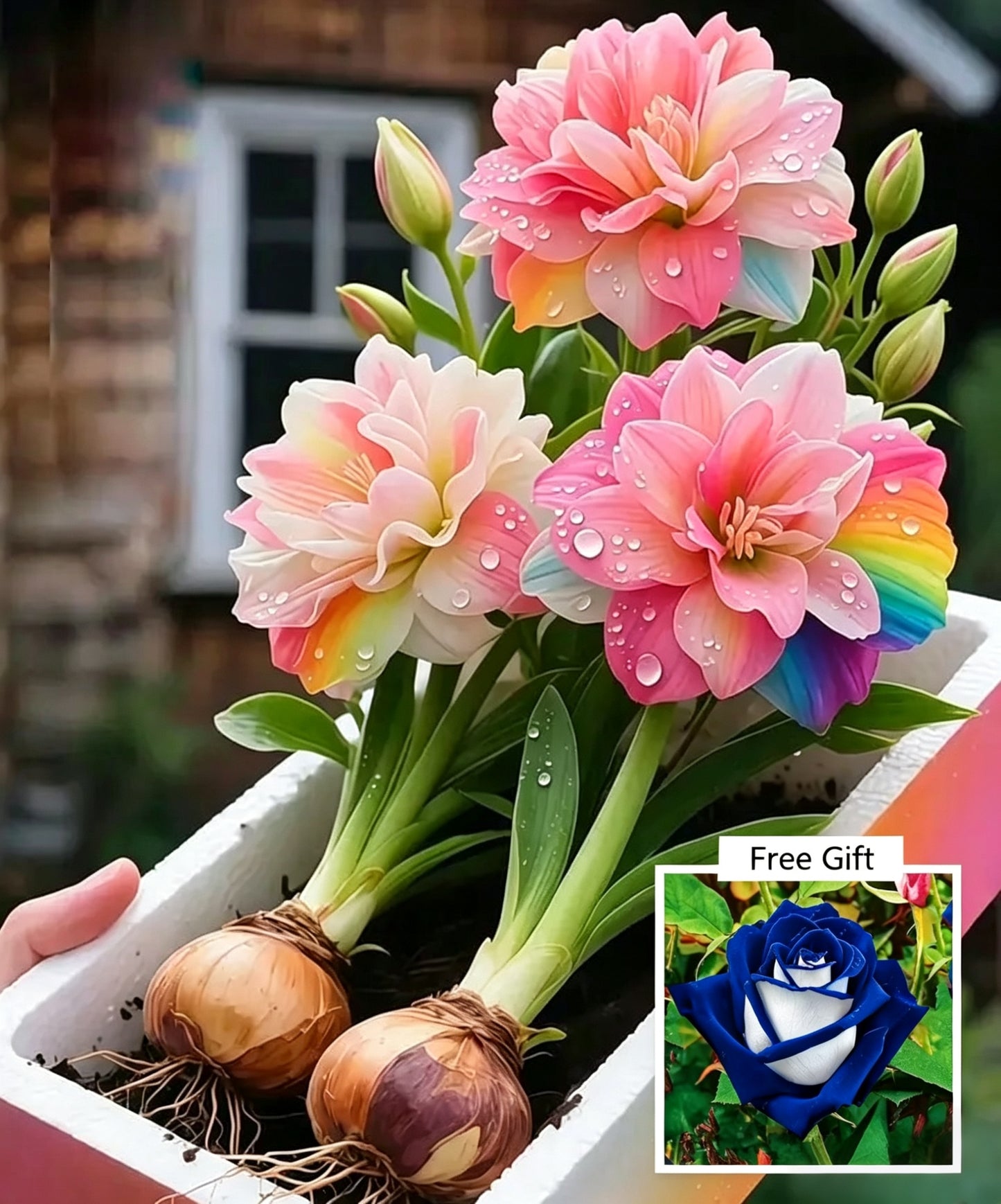 🌺 Amaryllis Bulbs– Dramatic Blooms. Effortless Grace! 🌿✨