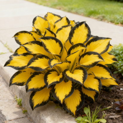 🌿🌌Rare Midnight Purple Hostas Seeds – Like Stars Sprinkled on Every Leaf