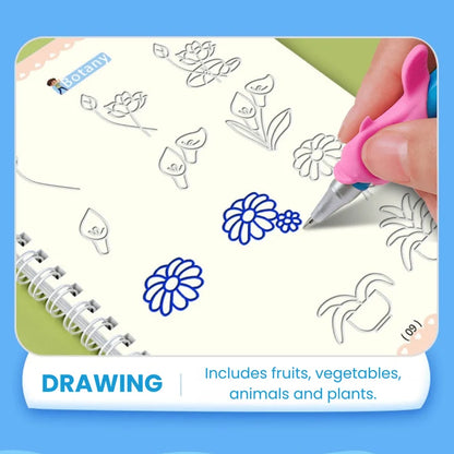 Reusable Grooved Handwriting Practice Books for Letters and Numbers