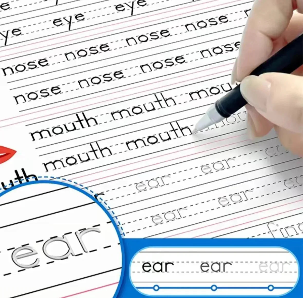 Magic Grooved Writing Practice