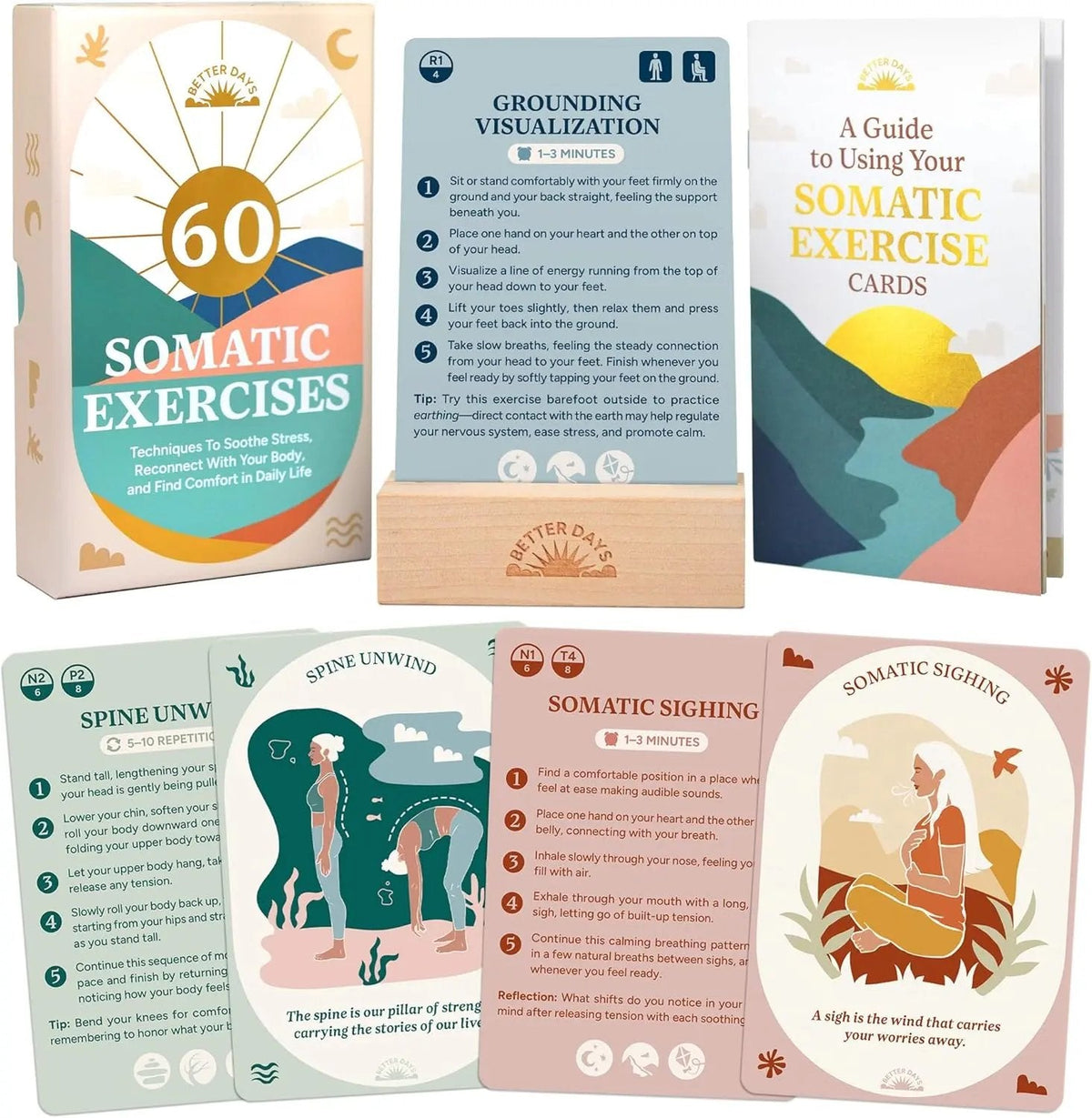 60 Somatic Practice Exercise Cards – image 1
