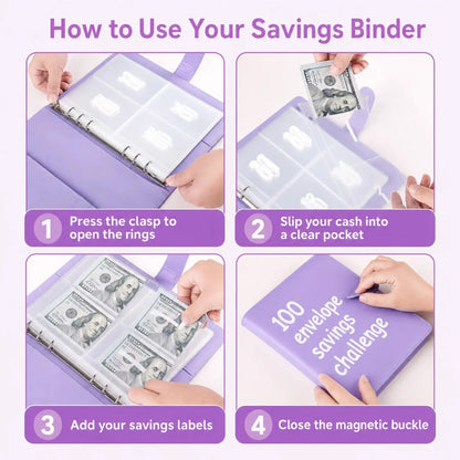 100-Envelope Savings Challenge Binder – image 4