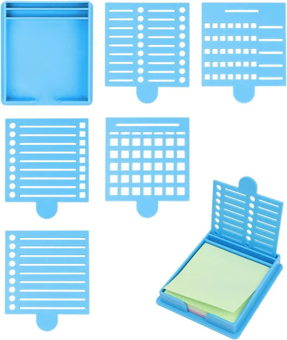 Sticky Note Holder with Reusable Planning Stencils, Holder Only — view 7