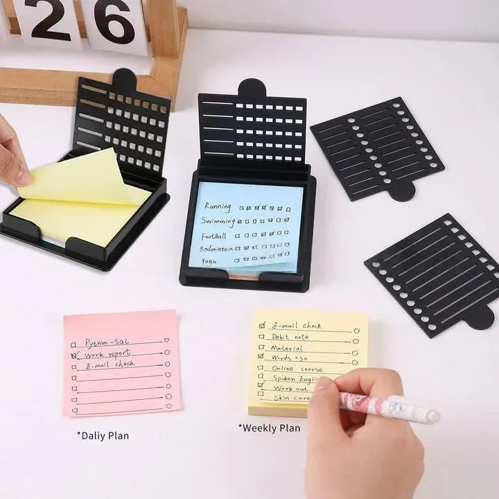 Sticky Note Holder with Reusable Planning Stencils, Holder Only — view 8