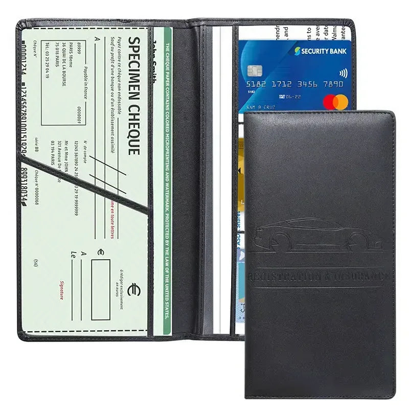 Vehicle Document Wallet for License and Registration Storage — view 2