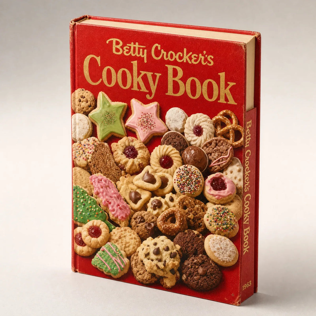 A5 Vintage-Style Cookie and Pastry Recipe Book — view 1