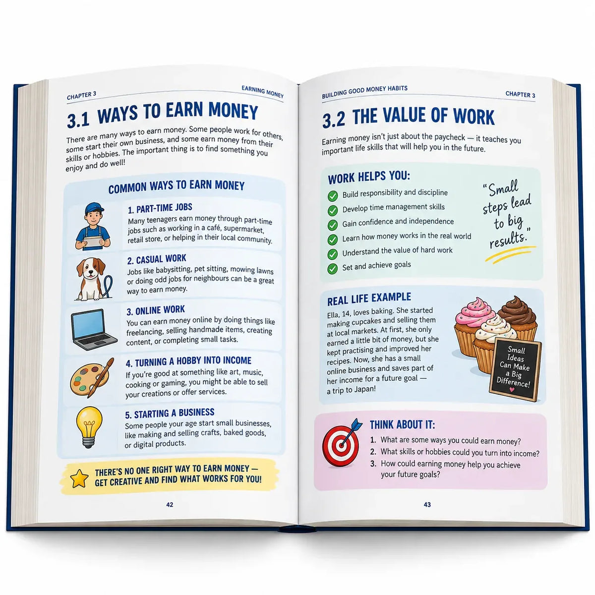 How Money Actually Works: Illustrated Money Learning Book for Kids, A5 — view 5